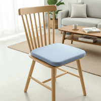 Cojín de asiento de espuma viscoelástica para soporte del coxis y lumbar