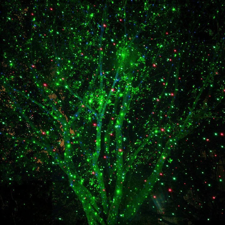 Projecteur de lumières de Noël pour extérieur avec motifs animés, résistant aux intempéries, couverture jusqu'à 280 m²