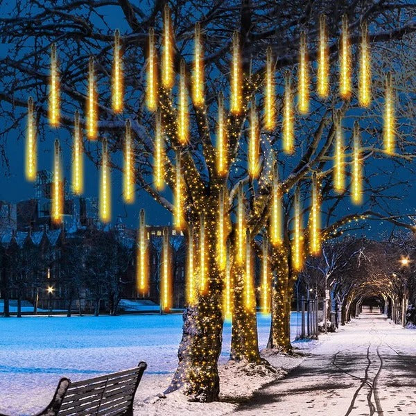 Guirlande extérieure de stalactites lumineuses à LED