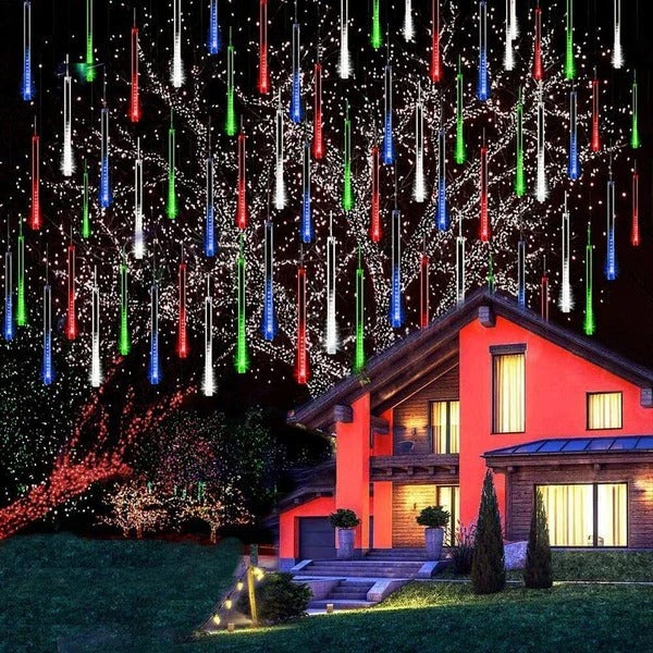Guirlande extérieure de stalactites lumineuses à LED