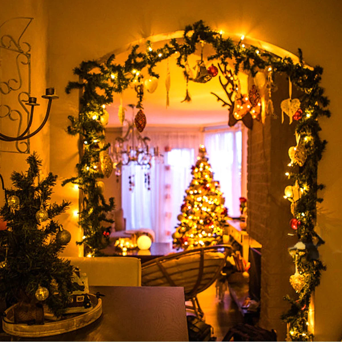 Guirlande lumineuse LED d’extérieur
