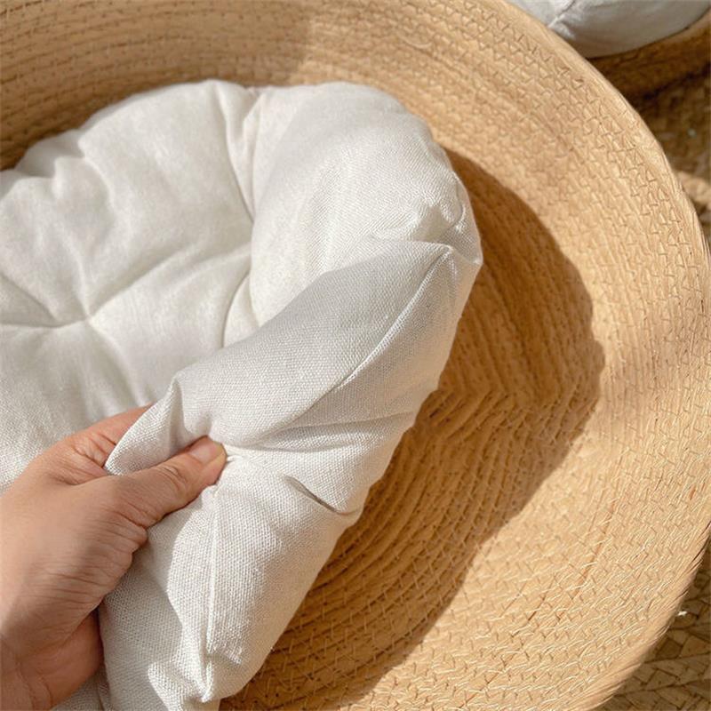 Paper Rope Cat Bed with Washable Cover