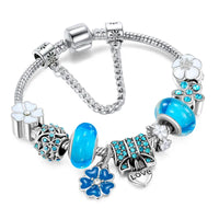 Bracelet charme fleur de pêcher | Design élégant et délicat