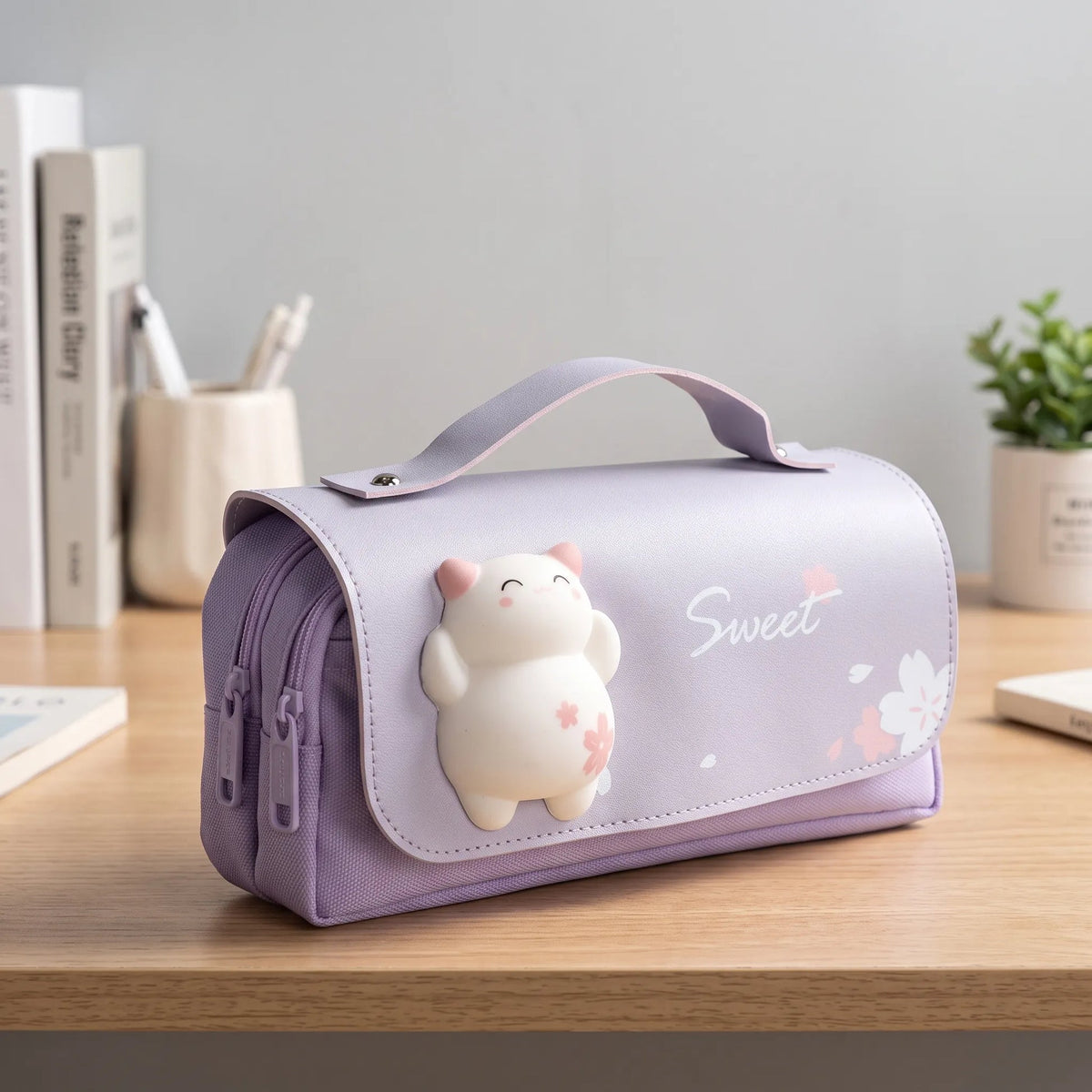 Pencil Case - Playful Design with Double Storage Compartments