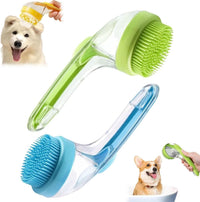 Cepillo para baño y masaje de mascotas