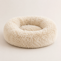 Plush Calming Dog Bed – Machine-Washable, Cozy Design