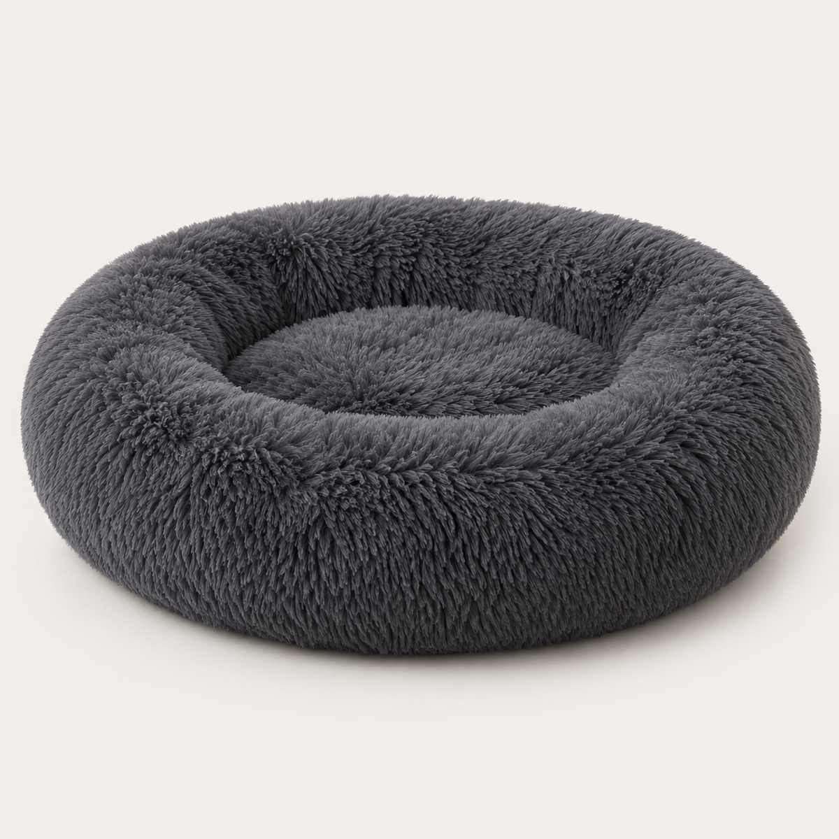 Plush Calming Dog Bed – Machine-Washable, Cozy Design