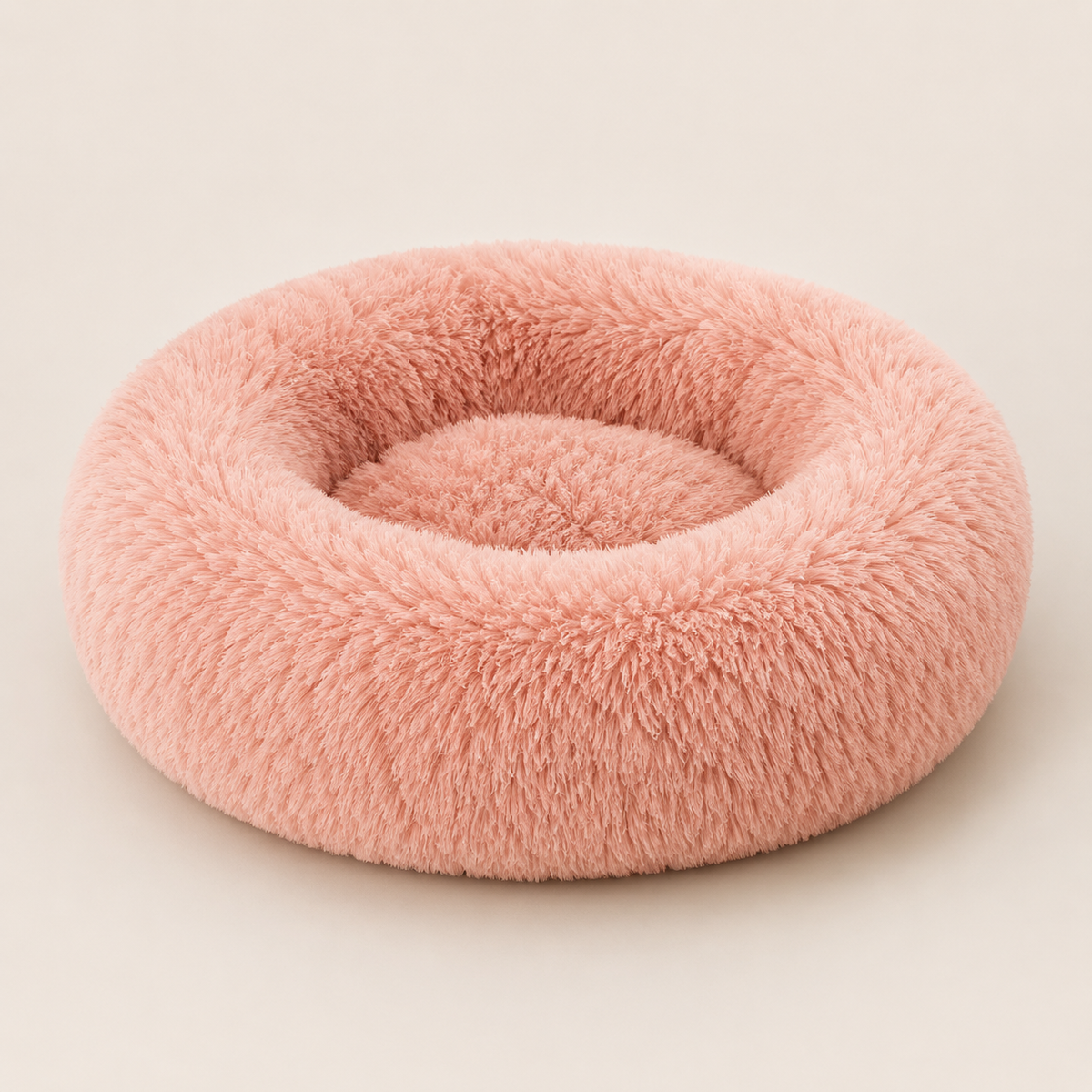 Plush Calming Dog Bed – Machine-Washable, Cozy Design