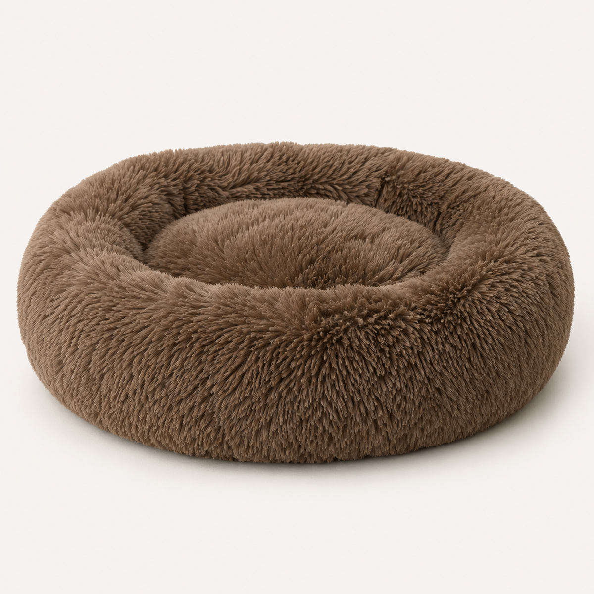 Plush Calming Dog Bed – Machine-Washable, Cozy Design