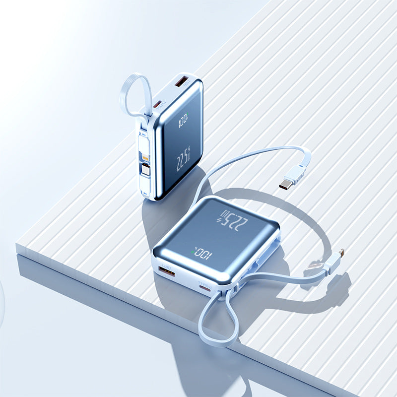 Batterie externe portable avec affichage numérique de la charge