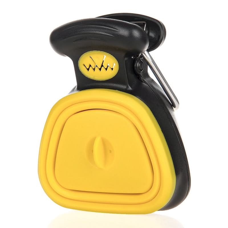 Portable Dog Poop Scooper with Clip and One-Handed Operation