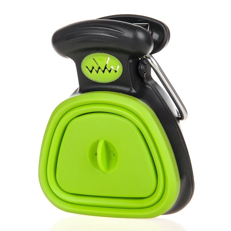 Portable Dog Poop Scooper with Clip and One-Handed Operation