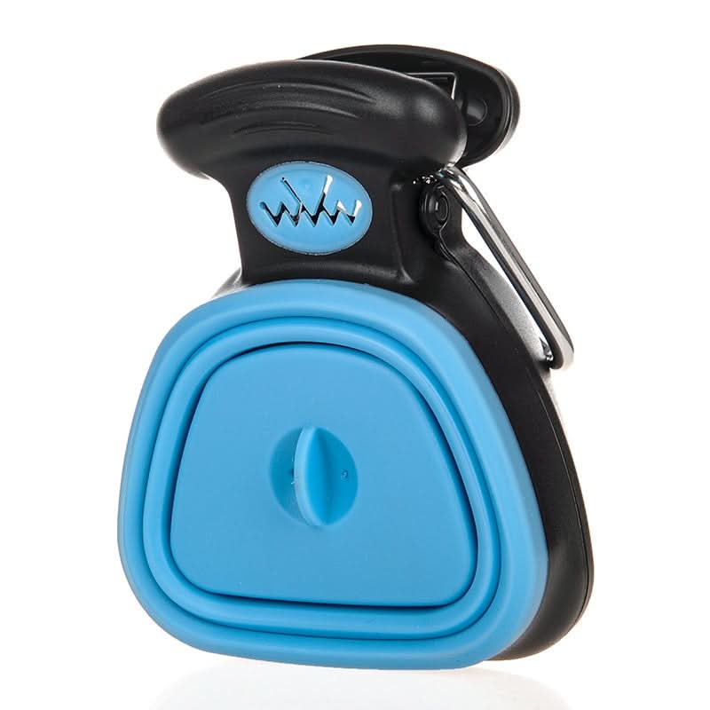 Portable Dog Poop Scooper with Clip and One-Handed Operation