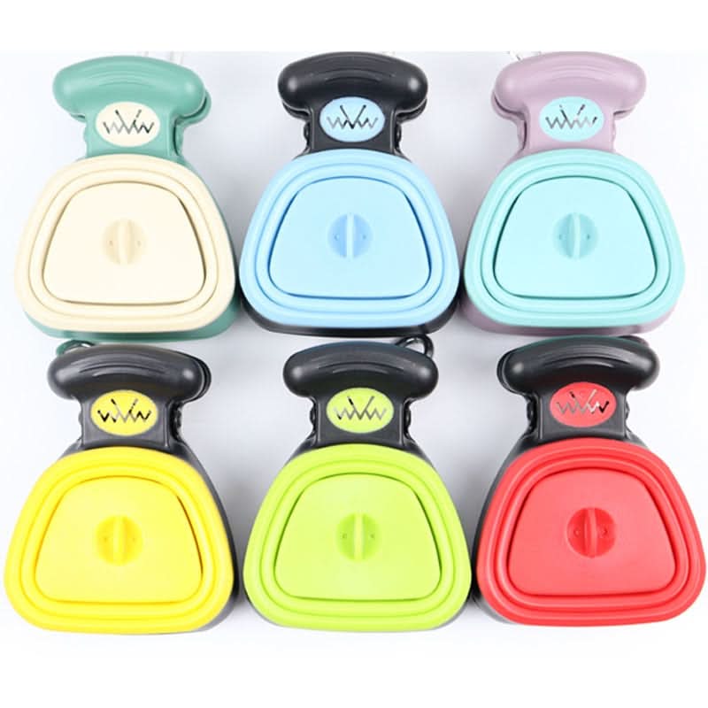 Portable Dog Poop Scooper with Clip and One-Handed Operation
