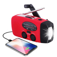 Radio d'urgence portable avec chargeur et alertes météo