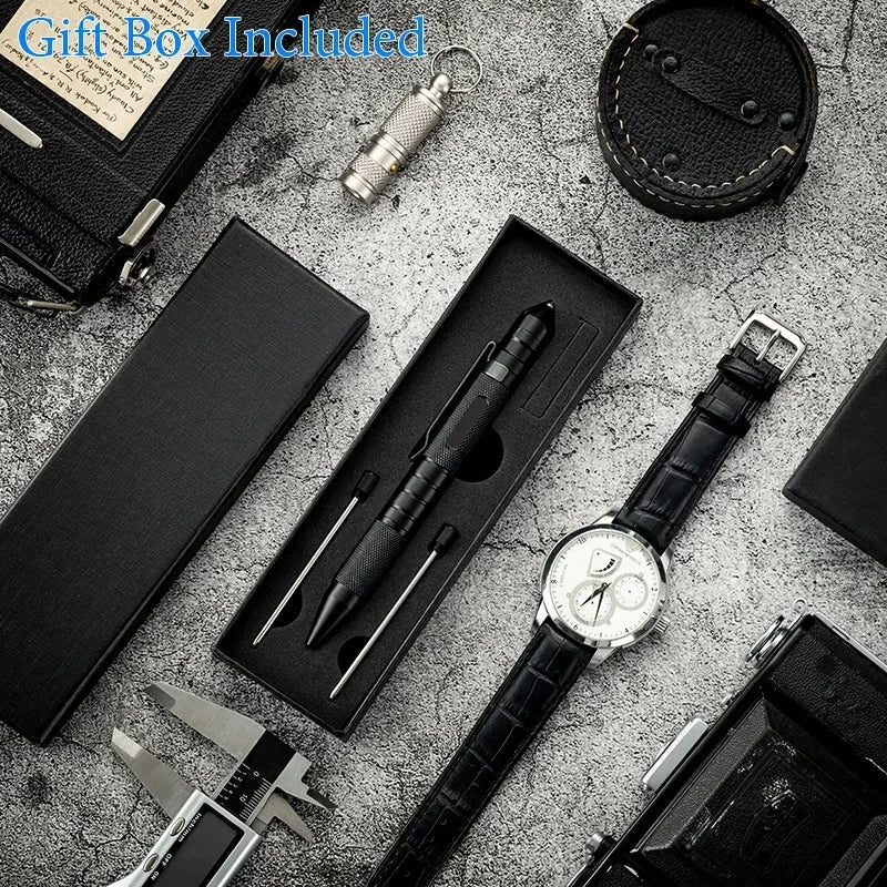 Stylo tactique militaire multifonction 3-en-1 portable