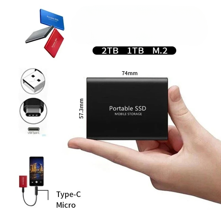 Portable SSD Drive Compact High-Speed Storage