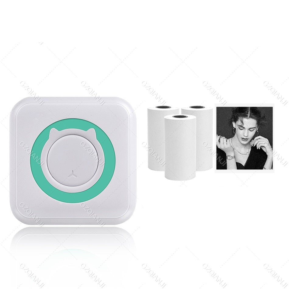 Portable Wireless Pocket Printer for Notes and Photos