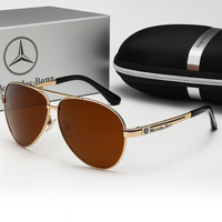 Lunettes de conduite polarisées de luxe anti-reflets premium