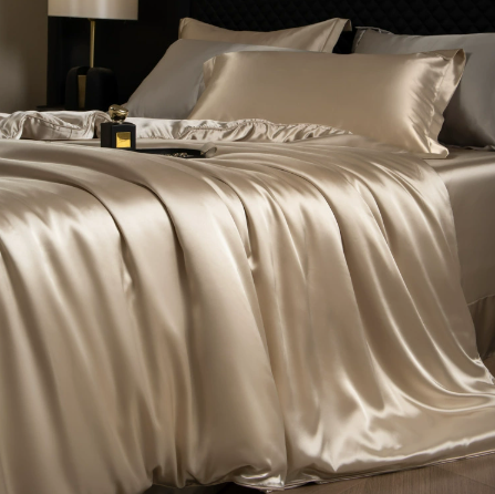 Pure Silk Bedding Ensemble | Luxury Sleep Set - Image 1
