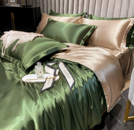 Pure Silk Bedding Ensemble | Luxury Sleep Set - Image 1
