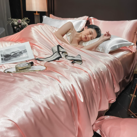 Pure Silk Bedding Ensemble | Luxury Sleep Set - Image 4