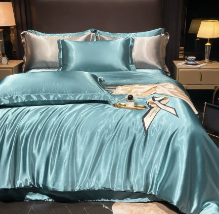 Pure Silk Bedding Ensemble | Luxury Sleep Set - Image 4