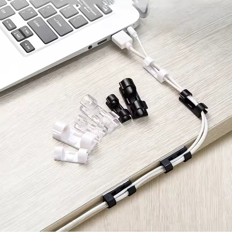 Quick and Discreet Cable and Wire Clips (20-Pack)