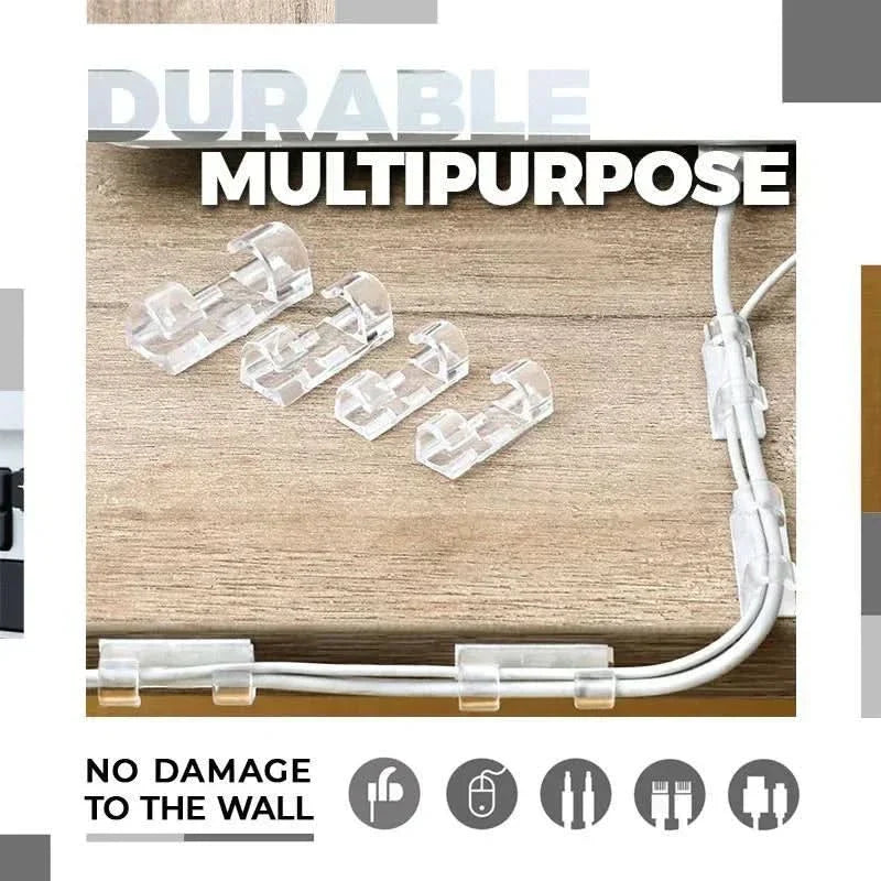 Quick and Discreet Cable and Wire Clips (20-Pack)