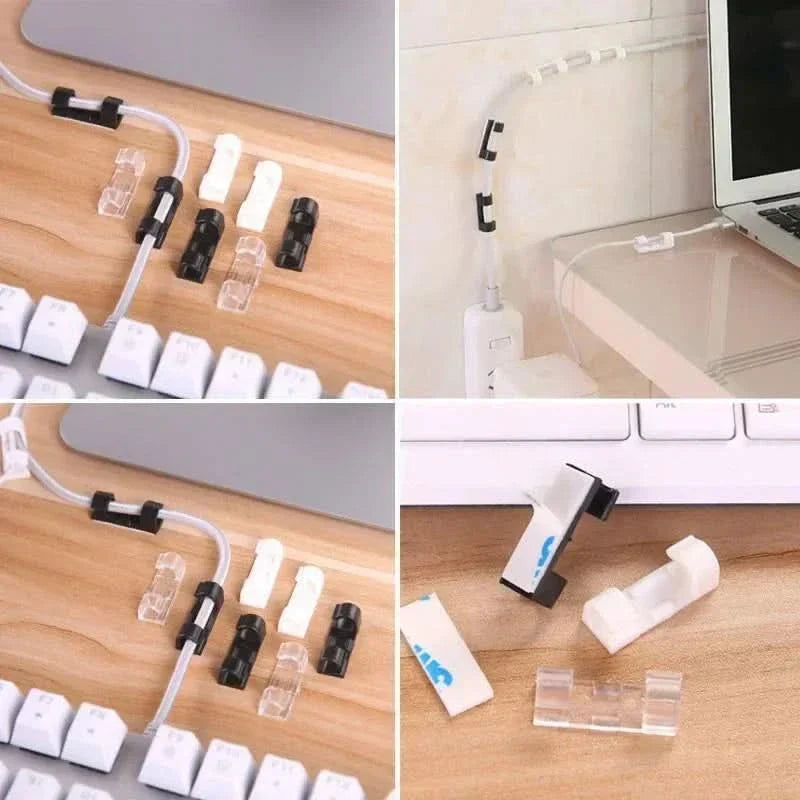 Quick and Discreet Cable and Wire Clips (20-Pack)