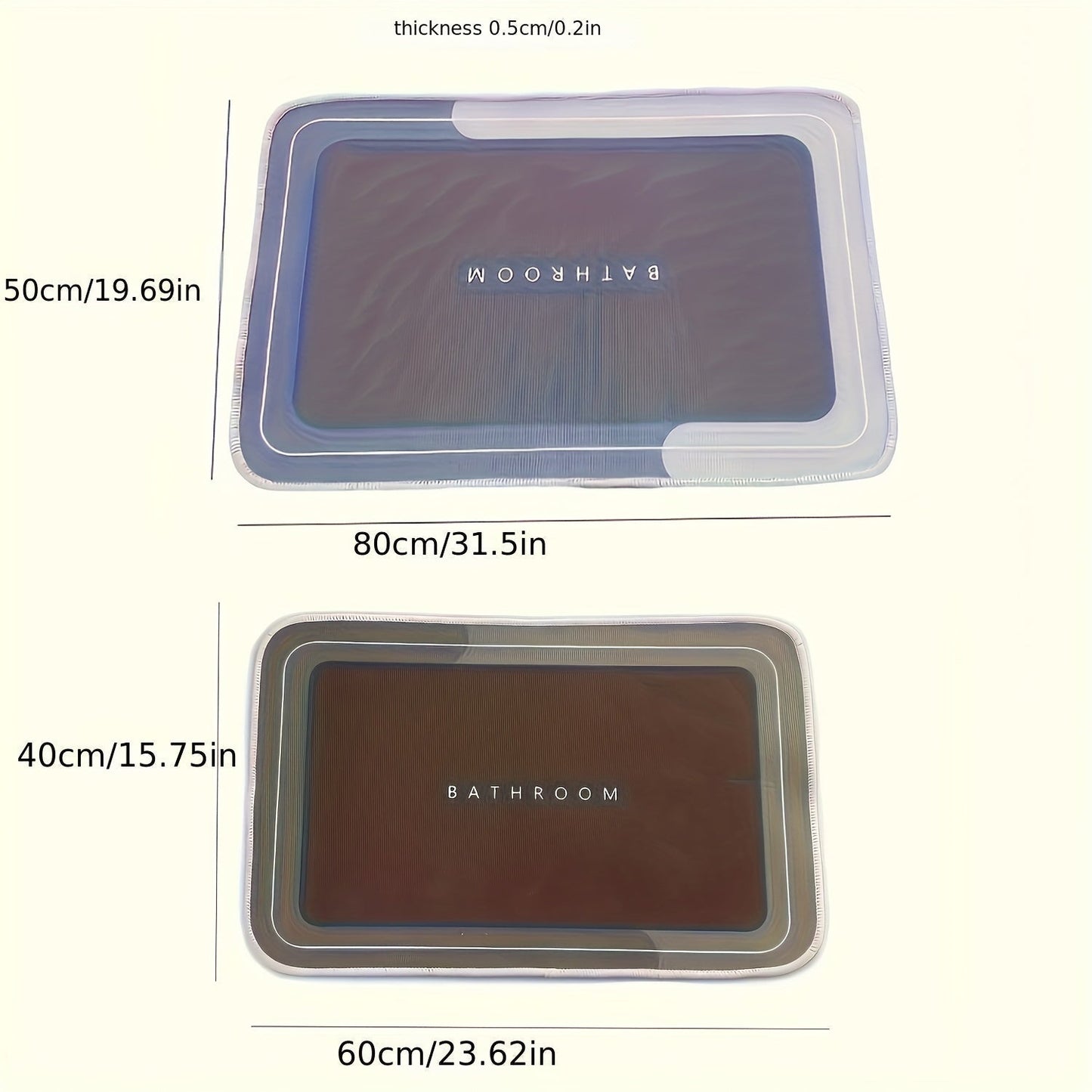 Quick-Drying Bath Mat - Ultra-Absorbent