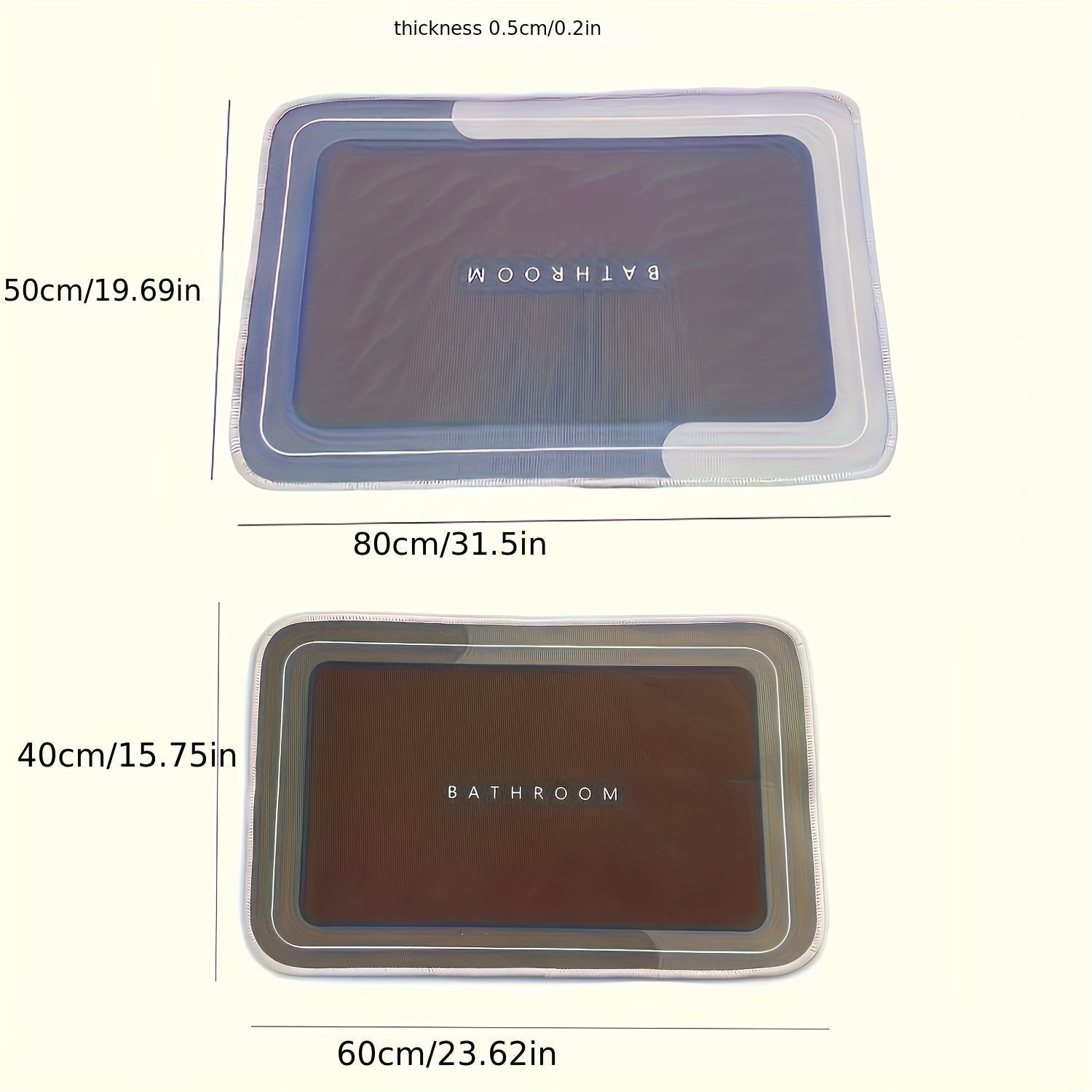 Quick-Drying Bath Mat - Ultra-Absorbent
