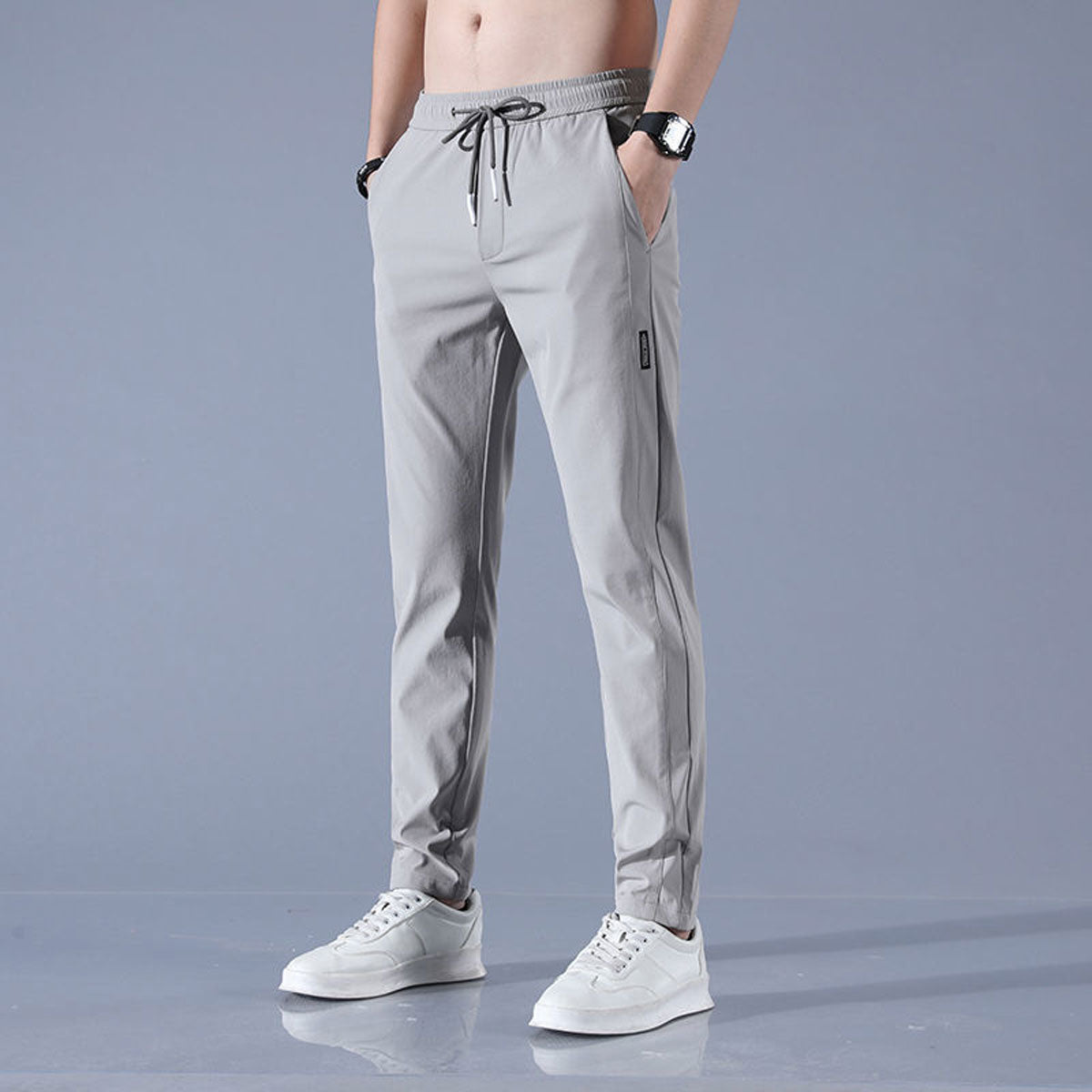 Quick-Drying Pants with Drawstring