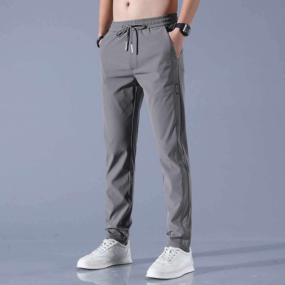Quick-Drying Pants with Drawstring