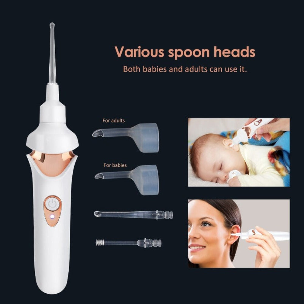 QuietEar Gentle Ear Wax Vacuum for Safe Removal at Home