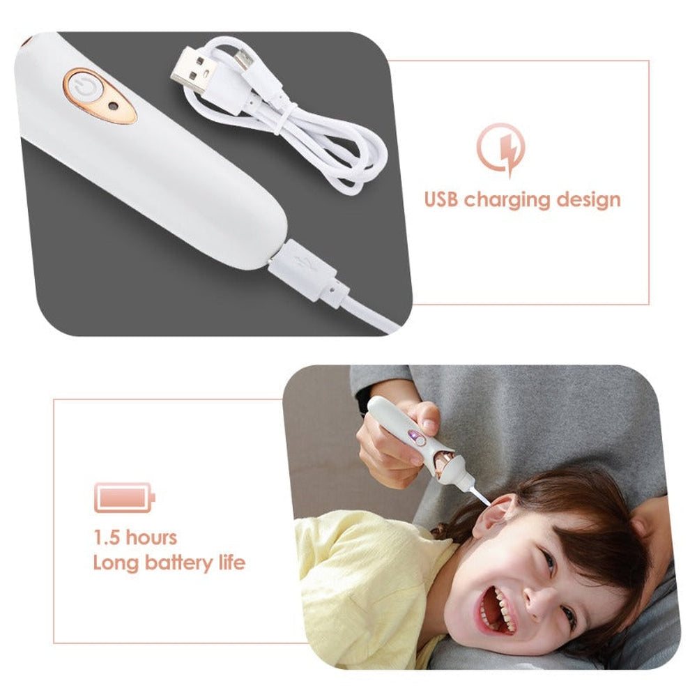 QuietEar Gentle Ear Wax Vacuum for Safe Removal at Home