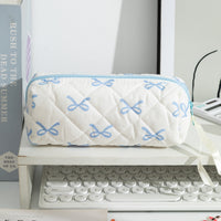 Quilted Scissors Print Pencil Case