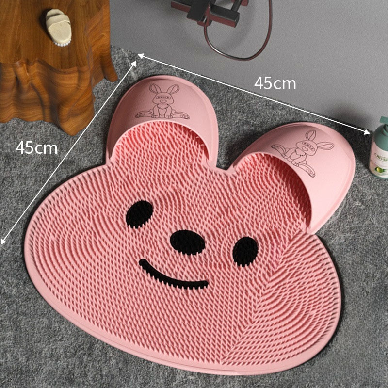 Rabbit Massage Bath Mat