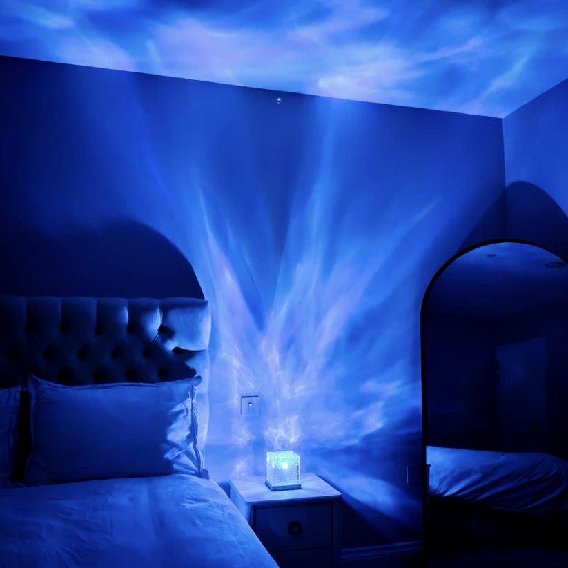 Relaxing Lamp LumaZen – Soothing Ambient Light, Wave Effect and Colors for Sleep and Serenity