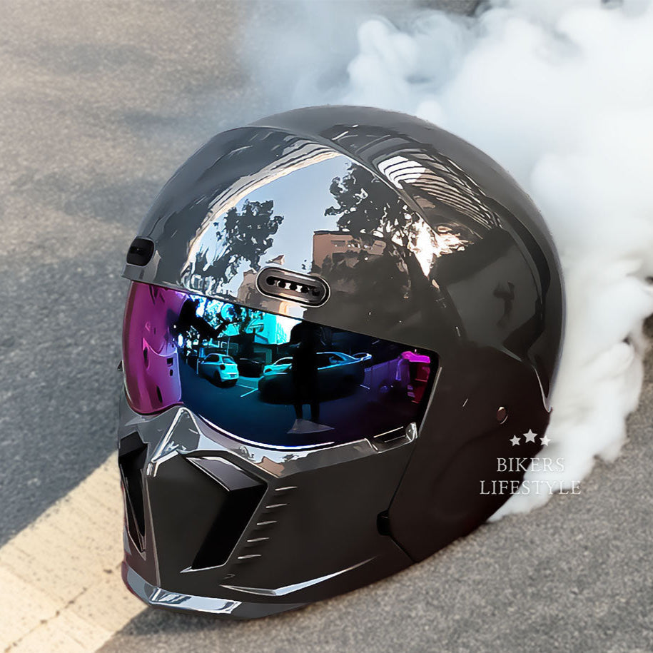 Retro Classic Motorcycle Helmet DOT And ECE Approved Timeless Look