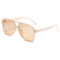 Lunettes de soleil aviateur rétro surdimensionnées - Amara