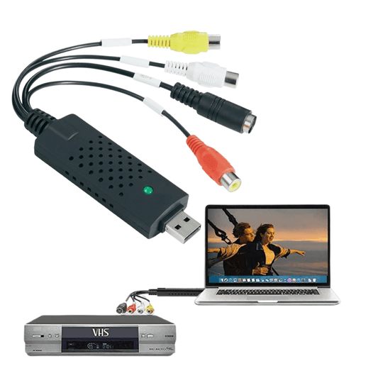 Retro Video Cassette Player with Scanning Function