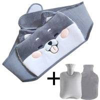 Ceinture pour bouillotte en peluche pour le confort