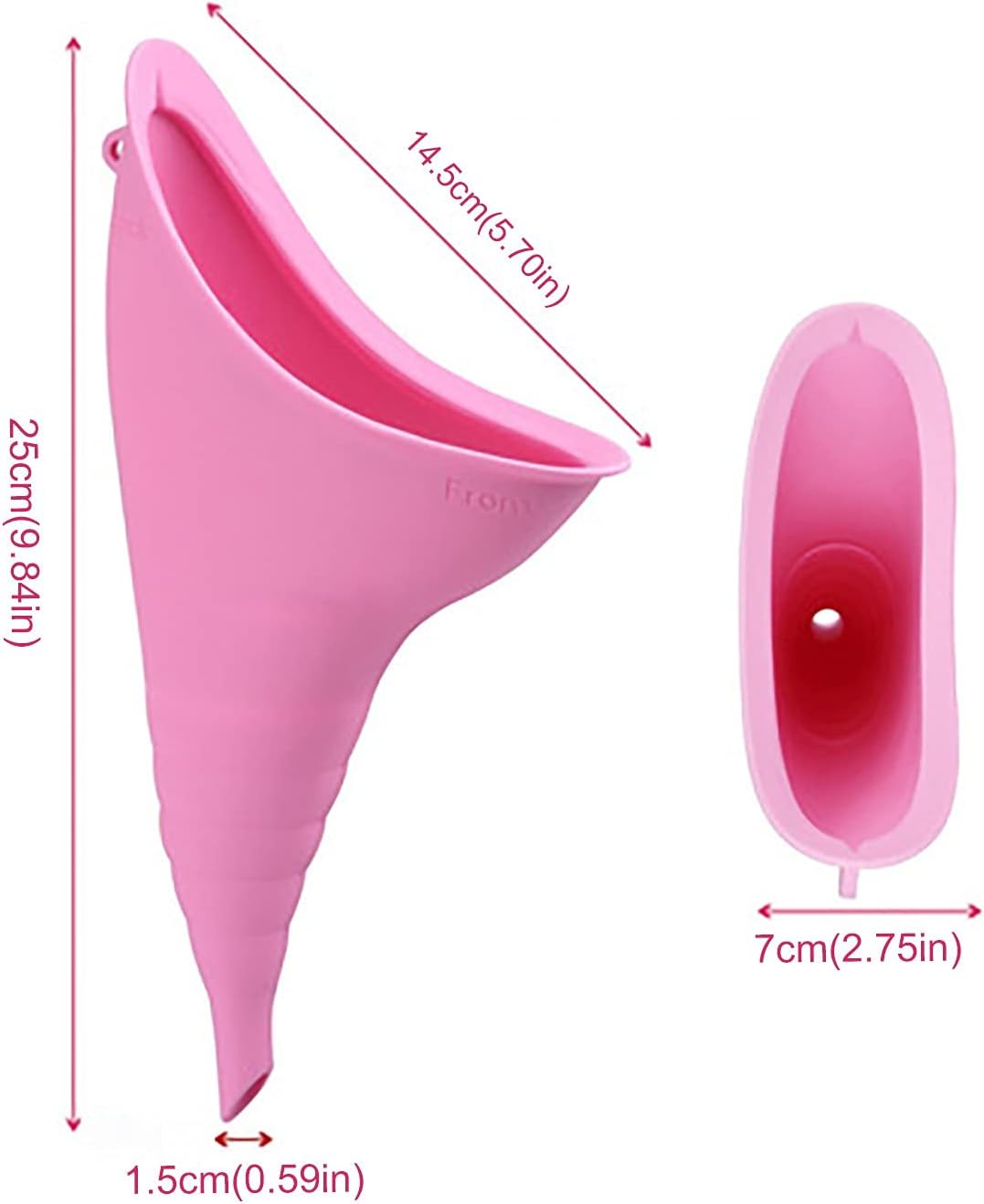 Reusable Women's Urinal LadyGo™ + Free Pouch