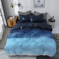 Reversible Cotton Duvet Cover Set in Soft Matte Fabric