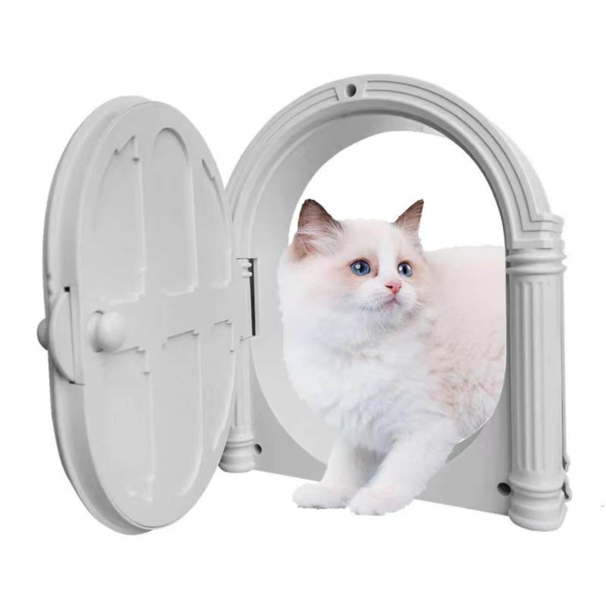 Roman-Style Cat Door (Also Suitable for Small Dogs)