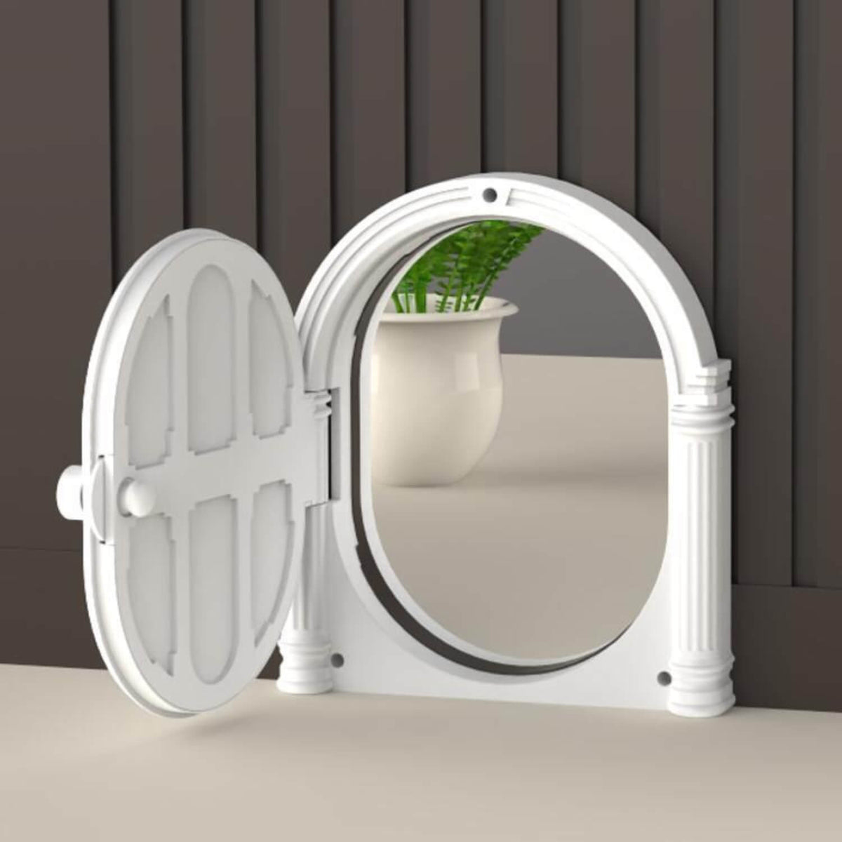 Roman-Style Cat Door (Also Suitable for Small Dogs)