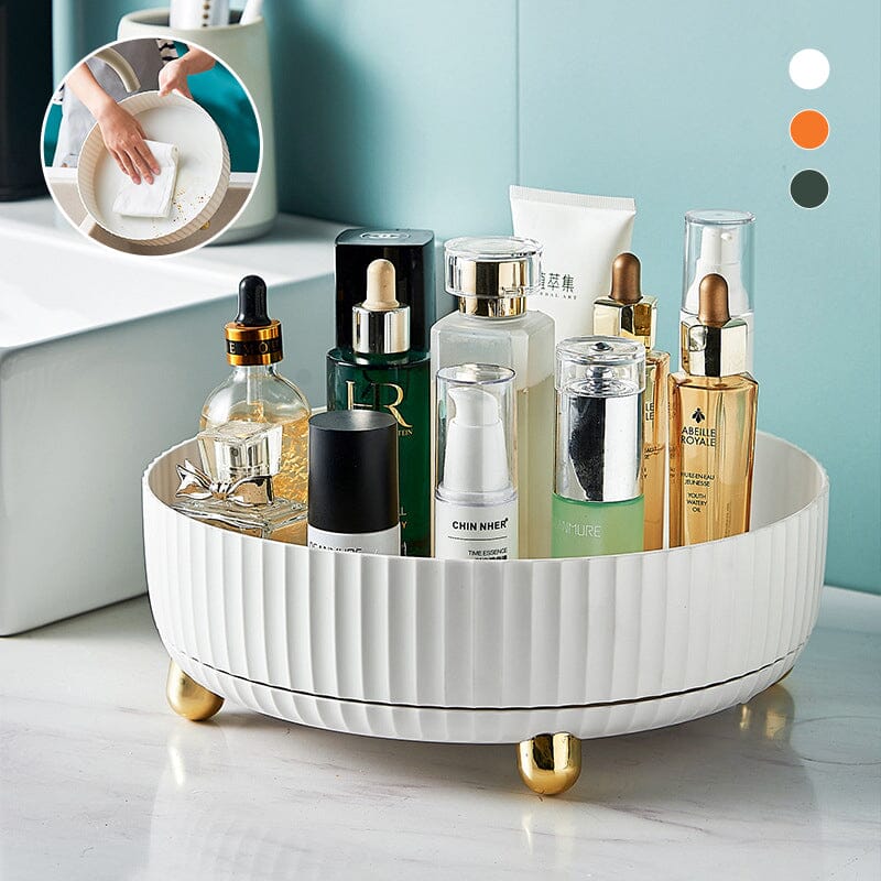 Étagère de rangement rotative pour cuisine et garde-manger