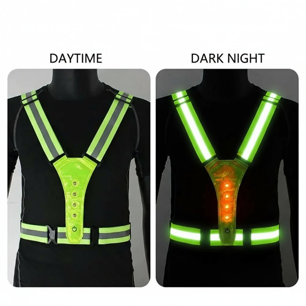 RUNSPARK – Adjustable LED Vest – 3 Modes for Safe Night Training