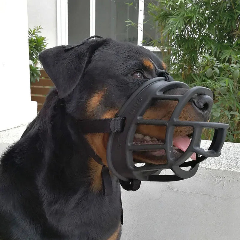 SafeBite Silicone Muzzle | Adjustable Muzzle for Dogs of All Sizes, Prevents Undesirable Behaviors